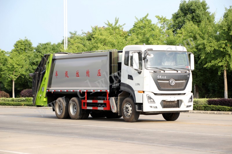 東風天龍18方壓縮式垃圾車
